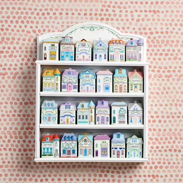 Lenox Village Spice Rack – Vintage-Inspired Kitchen Decor – No Spices or Jars Included