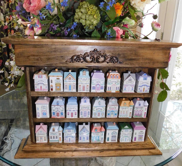 Lenox Spice Village Display Rack: Victorian Style, Handcrafted, Made in USA