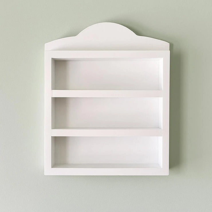 Lenox Spice Rack Shelf | White Handmade Solid Wood Lenox Spice Rack Shelf | for Lenox Village Spice Collectors.