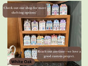 Lenox Spice Rack Shelf | Handmade Solid hardwood Lenox Spice Rack Shelf | for Lenox Village Spice Collectors