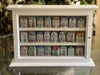 Lenox Spice Village Display Cabinet: Handcrafted Craftsman Style Spice Rack