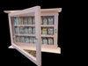 Lenox Spice Village Display Cabinet: Handcrafted Craftsman Style Spice Rack