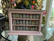 Lenox Spice Village Display Cabinet: Handcrafted Craftsman Style Spice Rack