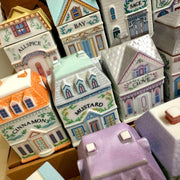Lenox Spice Village Jars: 1989 Cottage Collection Rare Vintage Gift collectible