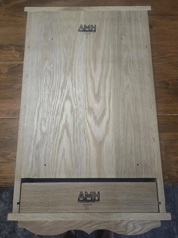 Solid White Oak Shelf (Lenox Second Generation Spice Jars)