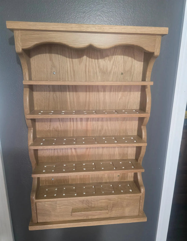 Solid White Oak Shelf (Lenox Second Generation Spice Jars)