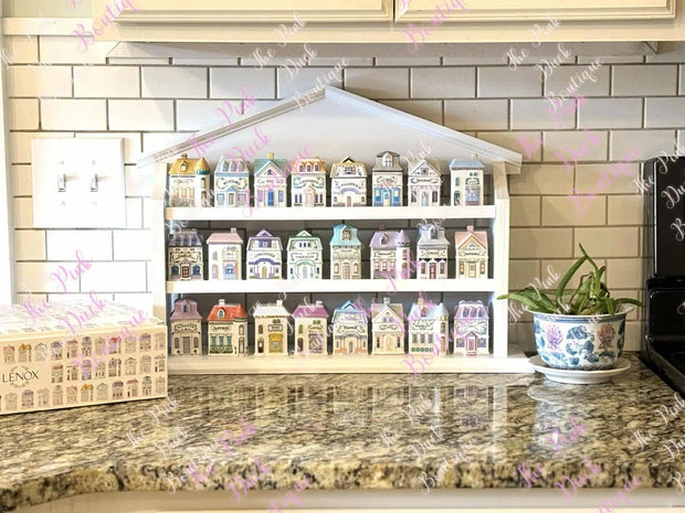 Vintage-Inspired Spice Rack – Lenox Spice Village Style | Countertop Version | Rack Only