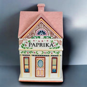 Vintage Lenox Spice Village Paprika Spice Jar Fine Porcelain 1989