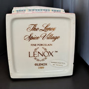 Vintage Lenox Spice Village Paprika Spice Jar Fine Porcelain 1989