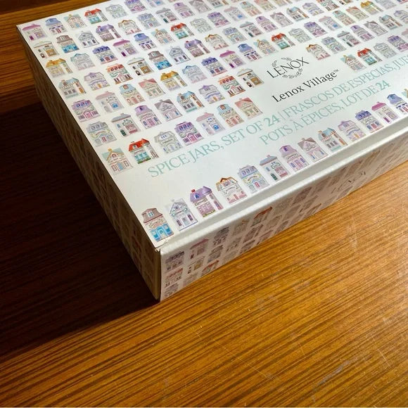 NIB 2024 Lenox Spice Village Houses 24 Piece Jar Full Complete Collection Set