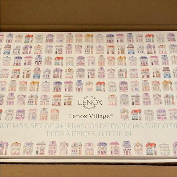 NEW in box Lenox 24 piece Spice Village- complete set 2024