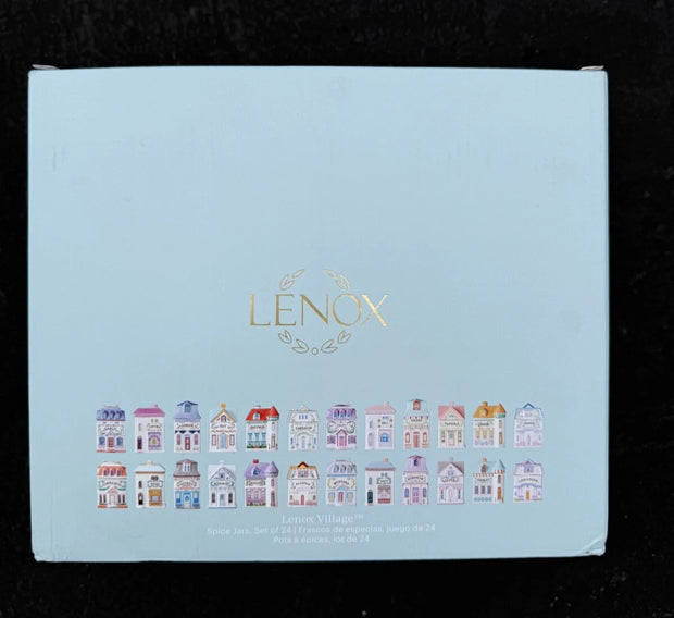 2024 Lenox Spice Village 24 Jar Full Collection Complete Set Box WORLDWIDE SHIP!