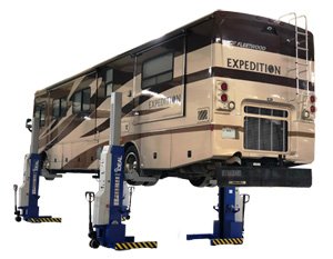 IDEAL MSC-18K-X-472 MOBILE COLUMN LIFT, FOUR COLUMN SET, 72,000 LBS. ALI CERTIFIED